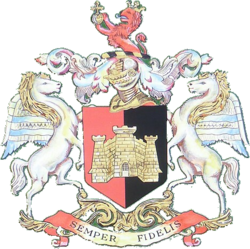 Coat of arms of Exeter, United Kingdom